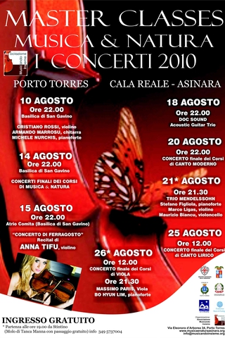 MANIFESTO CONCERTI 2010